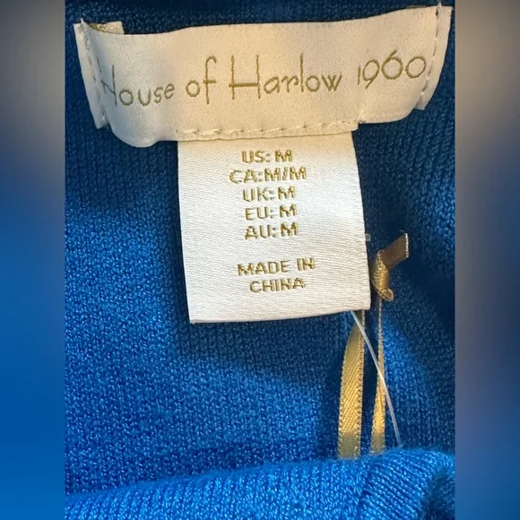 NWT - House of Harlow 1960 - Electric Blue Knit
Corset Tank Top - Picture 4 of 7